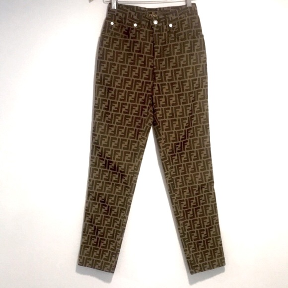Fendi Monogram High Waisted Pants - Picture 2 of 9